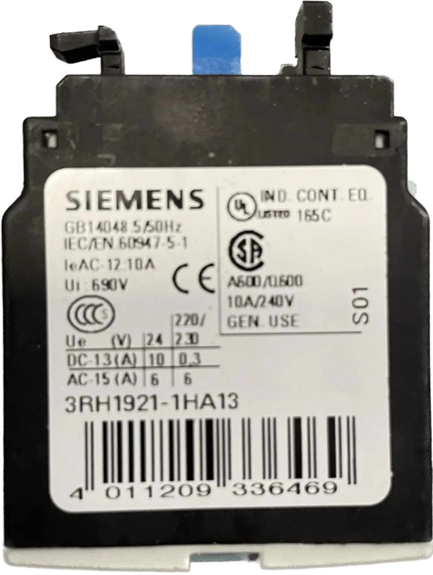 Siemens Hilfsschalterblock 3RH1921-1HA13 - 5
