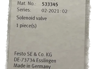 Festo Magnetventil VMPA1-M1H-G-PI