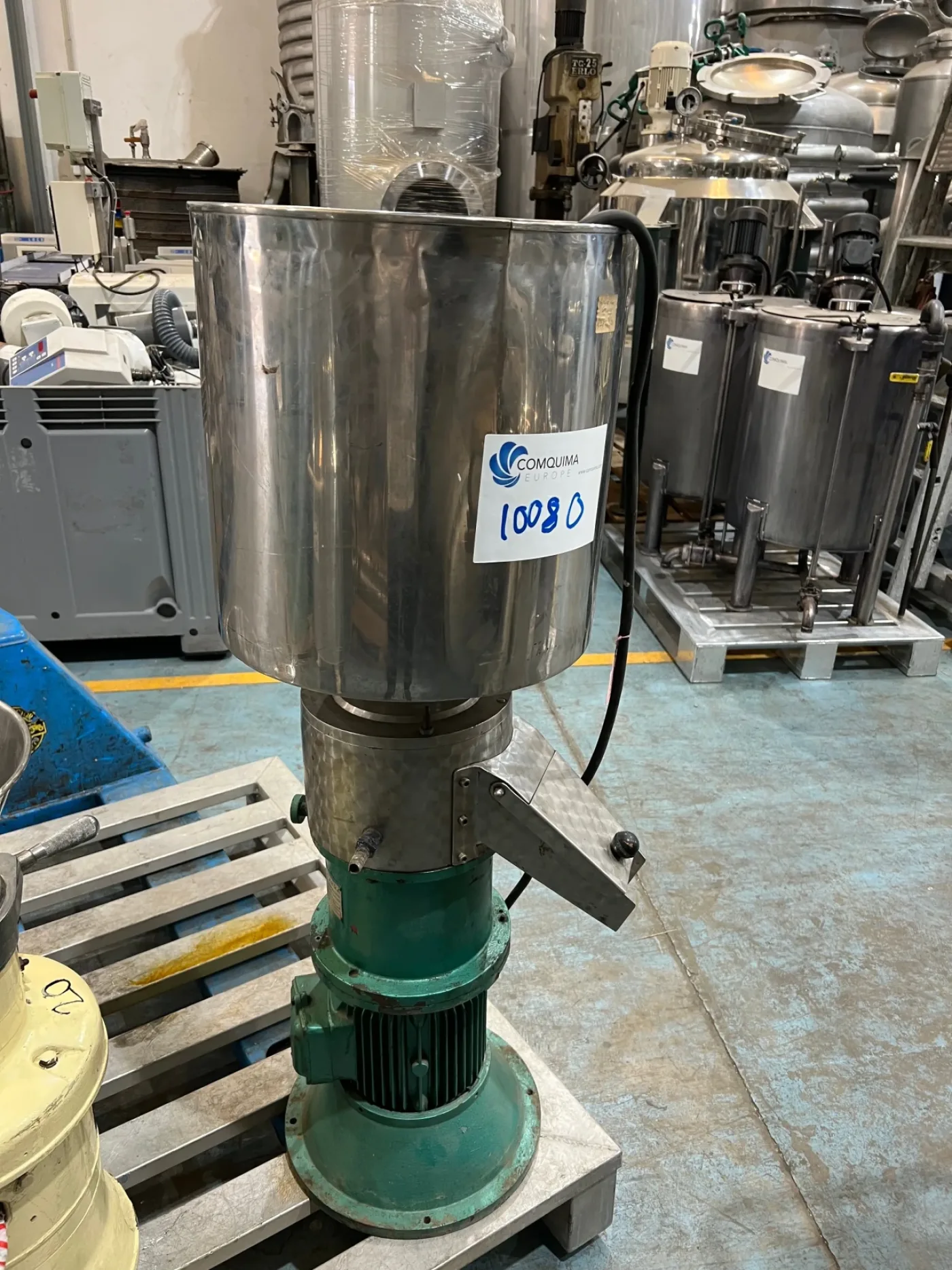 USED LLEAL STAINLESS STEEL COLLOID MILL TYPE MC2 - 1