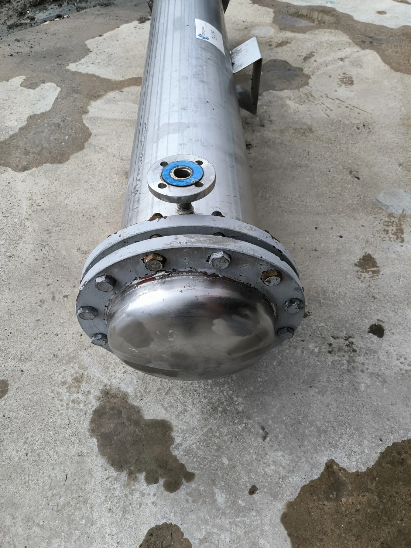 AGUILAR Y SALAS STAINLESS STEEL 316 HEAT EXCHANGER OF 8.4 M2. - 3