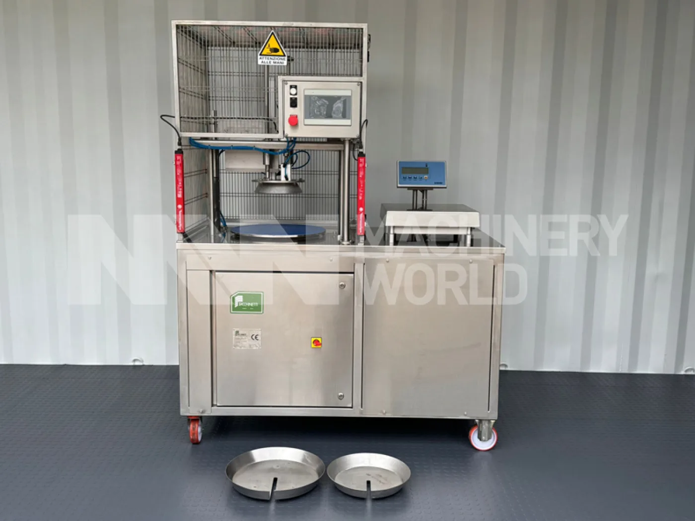 Used Facchinetti LPR01 Round Cheese Portion Cutting Machine (Year 2016) - 1