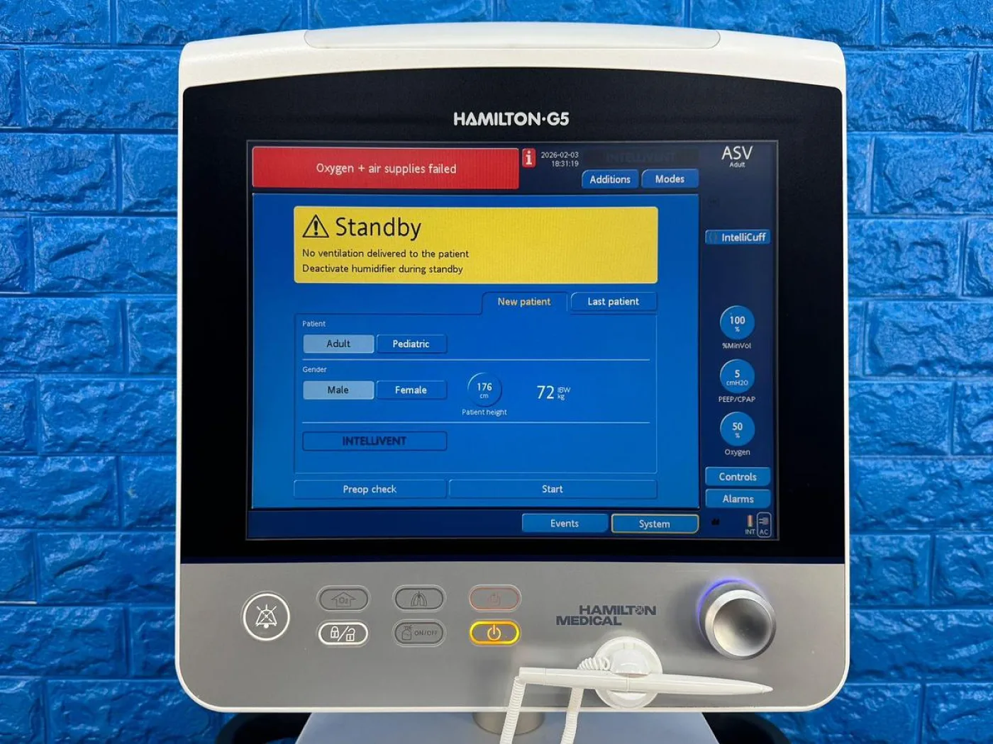 Hamilton G5 Ventilator YOM: 2015 - 5