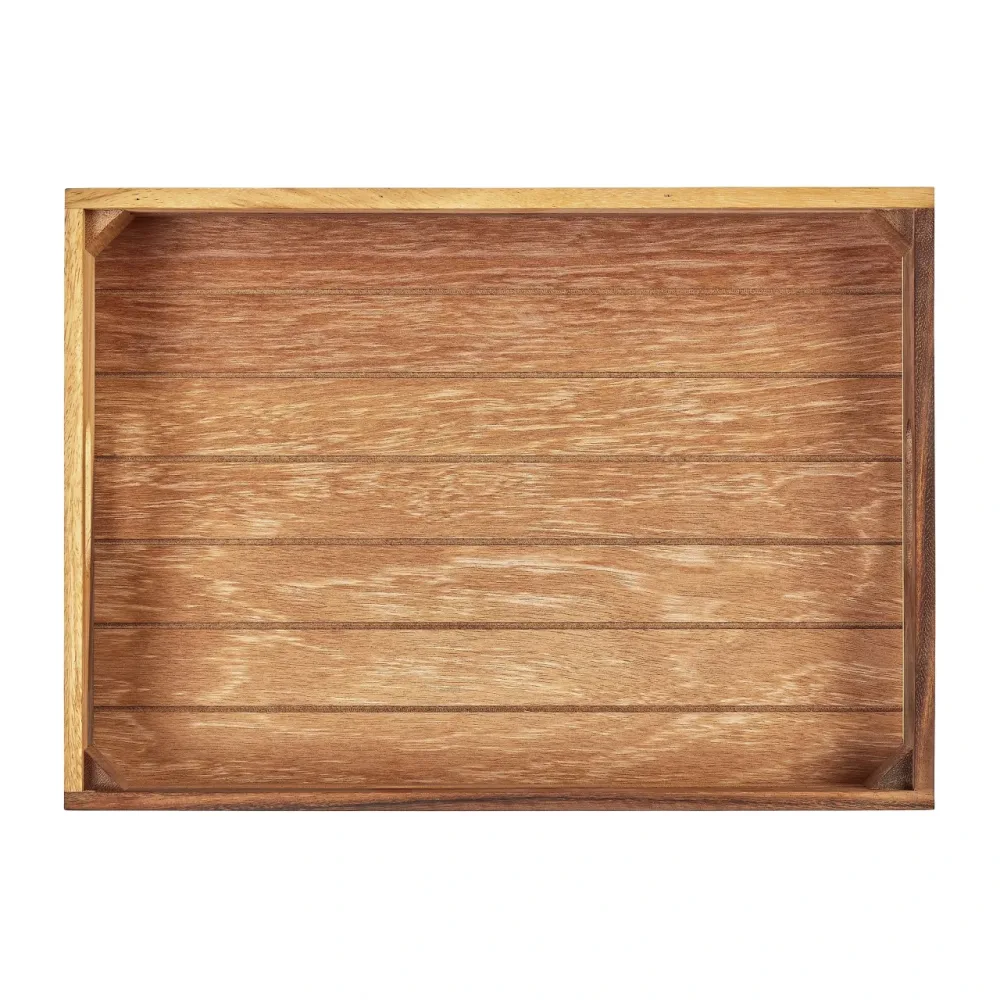 Tala Large Crate - Plain in Natural Acacia (Pack of 4) - islandcatering