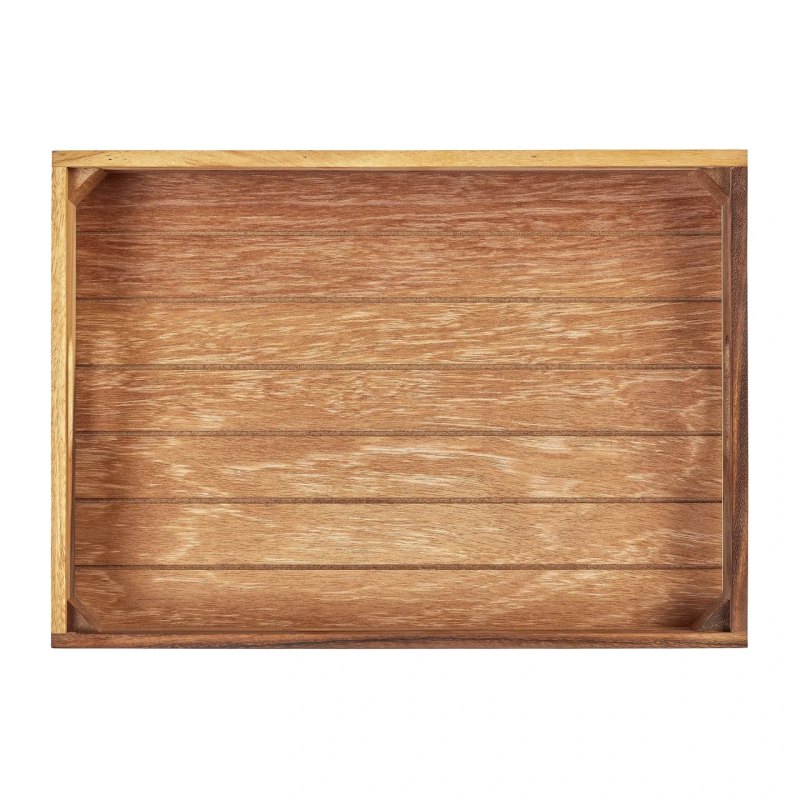 Tala Large Crate - Plain in Natural Acacia (Pack of 4) - islandcatering