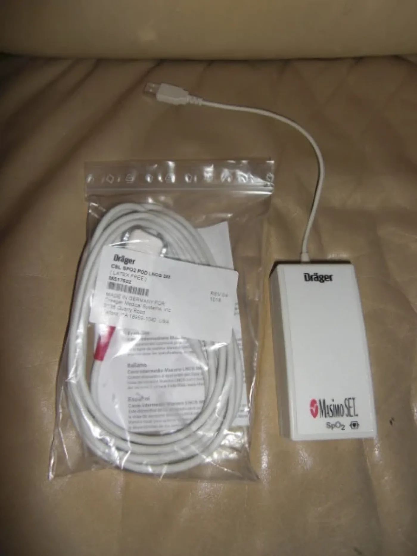 Dräger MS16358 SPO2 POD MASIMO USB (SPO2-Kit) - 1