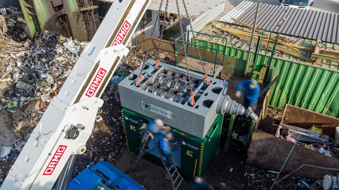 Panizzolo PZ H 1500 R R Twin-shaft Shredder - 4