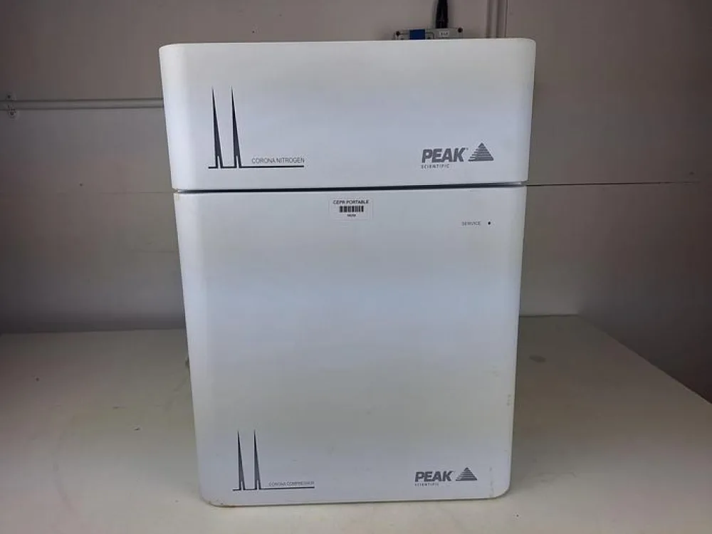 Peak Scientific Corona Nitrogen Generator paired with Air Compressor