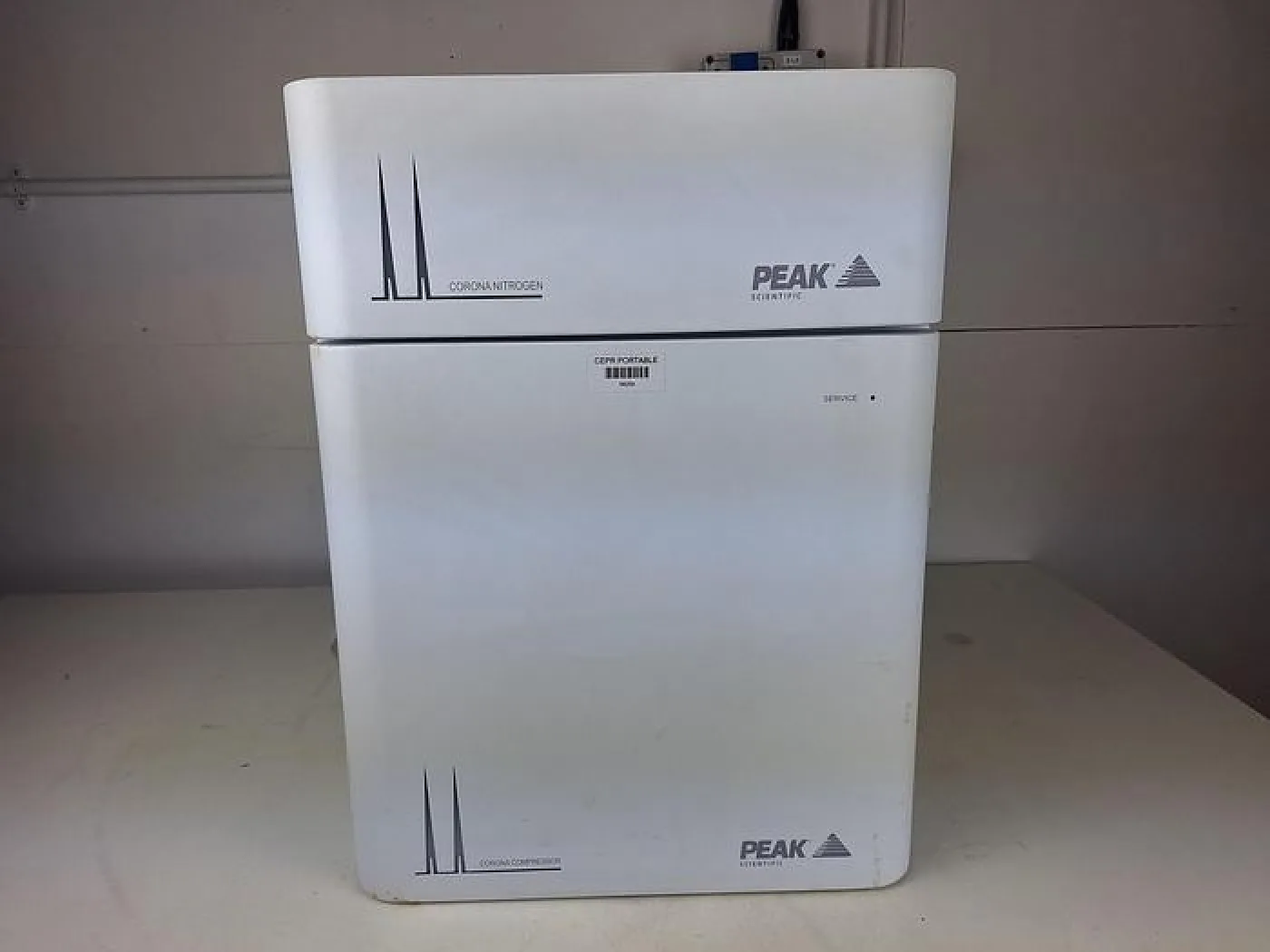 Peak Scientific Corona Nitrogen Generator paired with Air Compressor - 1