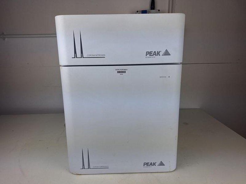Peak Scientific Corona Nitrogen Generator paired with Air Compressor