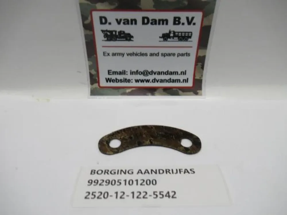 Borging aandrijfas