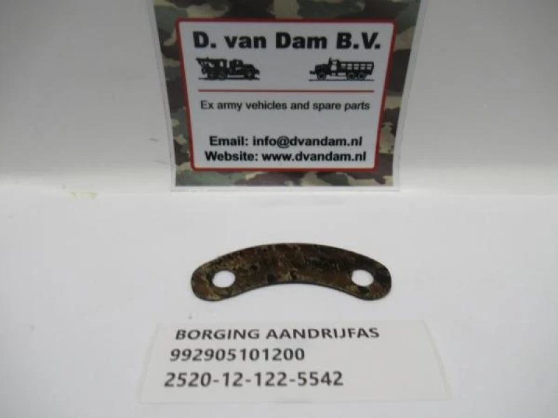 Borging aandrijfas