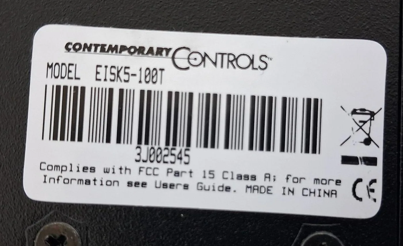 Contemporary Controls Skorpion-5 EISK5-100T Industrial Ethernet Switch - 8