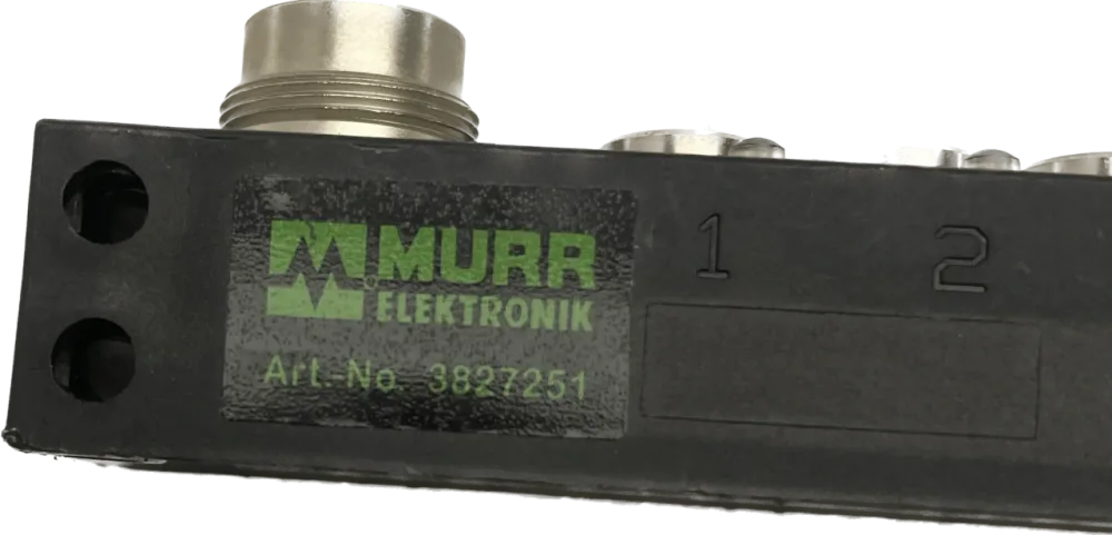 Murr-Electronic Passiv-Vert. Schmal,10xM8,3pol,Steck.M16