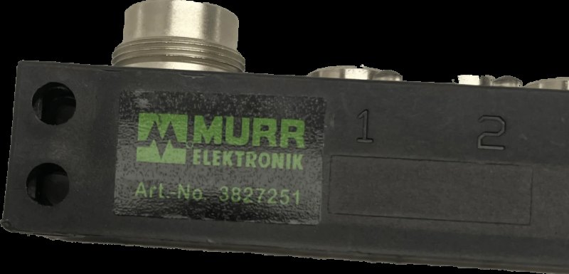 Murr-Electronic Passiv-Vert. Schmal,10xM8,3pol,Steck.M16