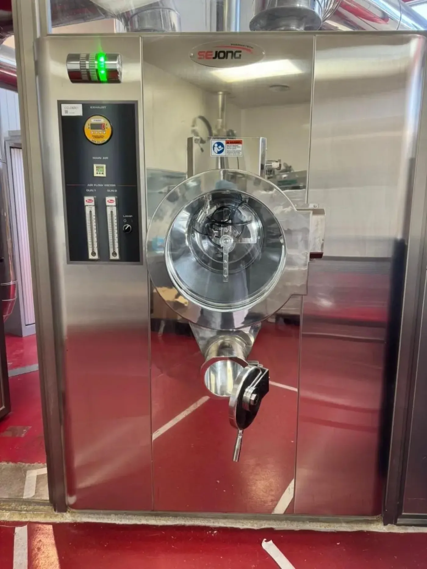 PHARMATECH SEJONG SFC-80 PAD COATING MACHINE - 7