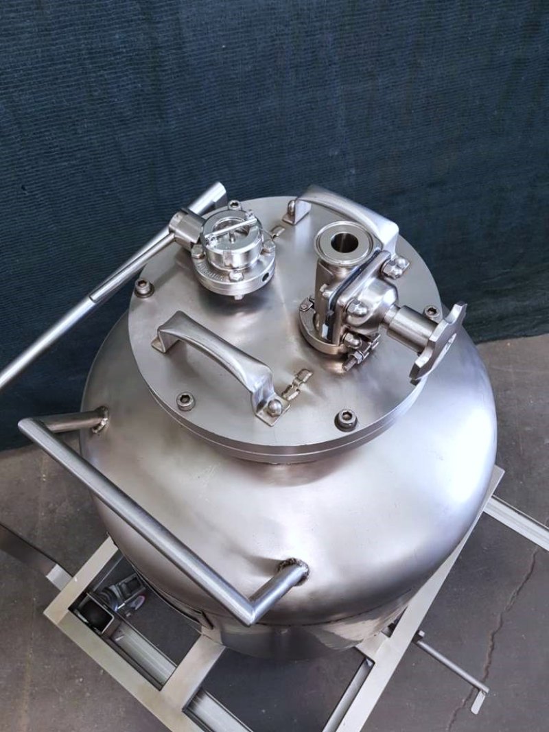 SERBATOIO AUTOCLAVABILE CARRELLATO – MOD. 100 LT