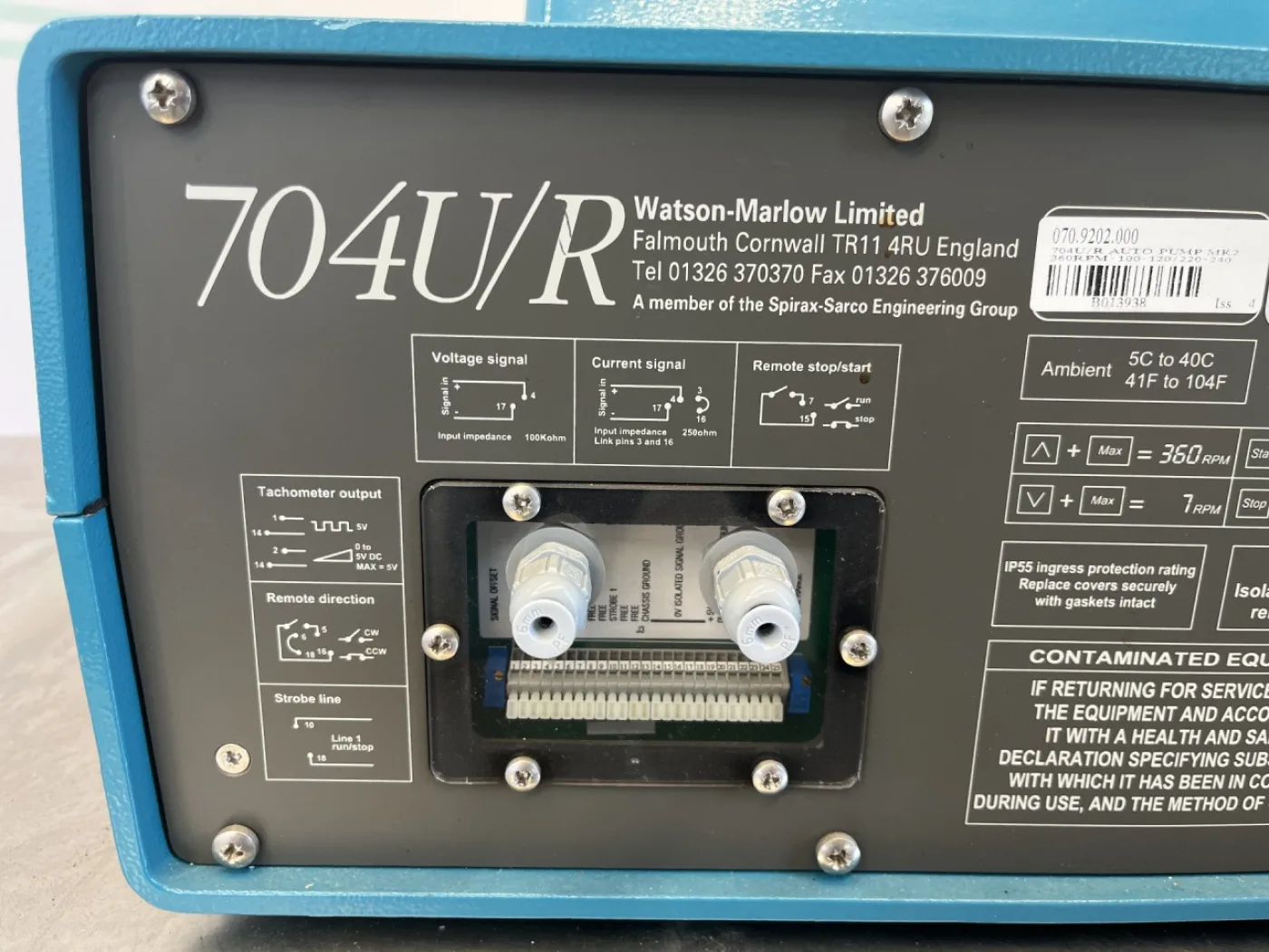 Watson Marlow 704 U/R - Peristaltic pump - 4