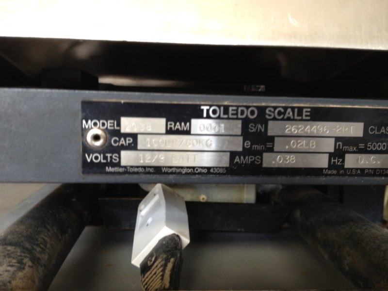BILANCIA INDUSTRIALE TOLEDO – MOD. 2038