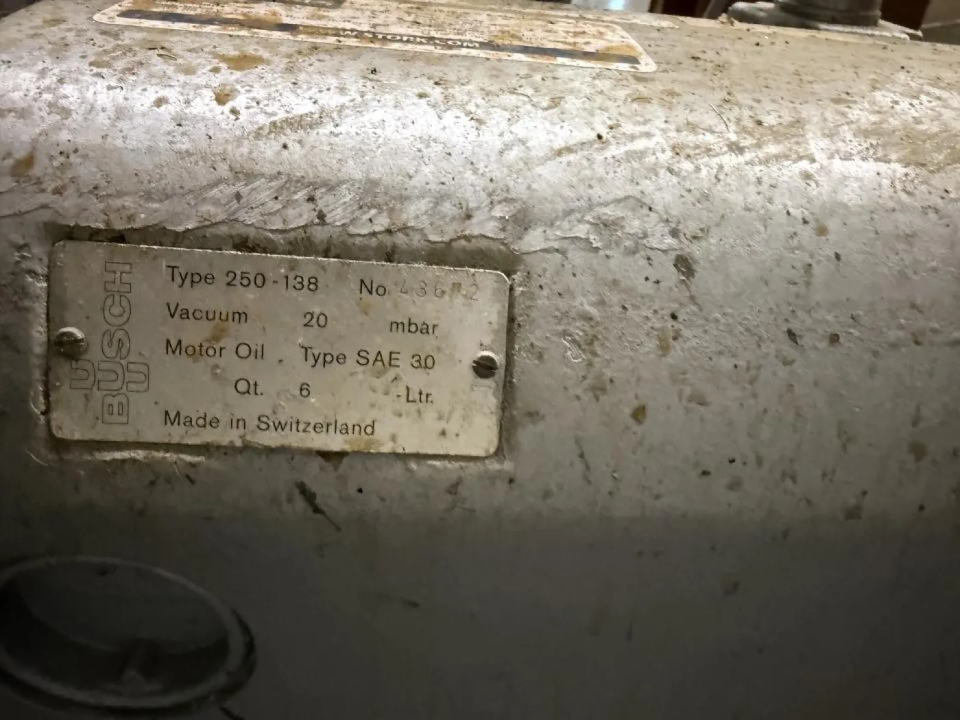 Busch Vacuum Pump Assembly - 2