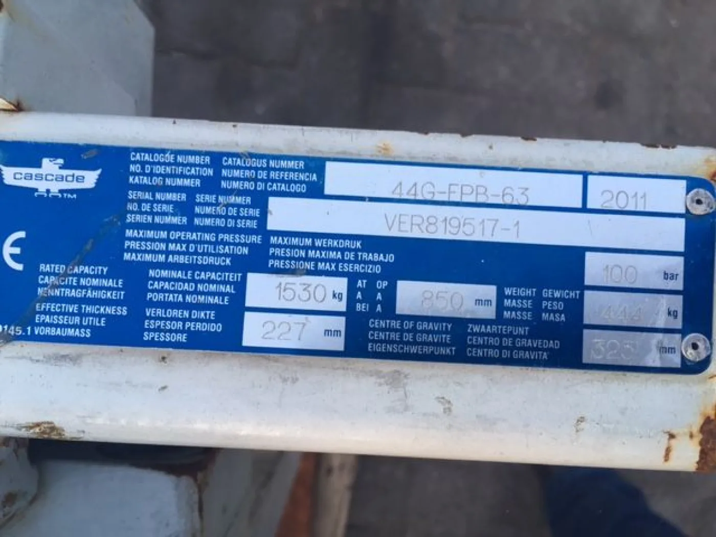 CASCADE 44G-FPB-63 - 3