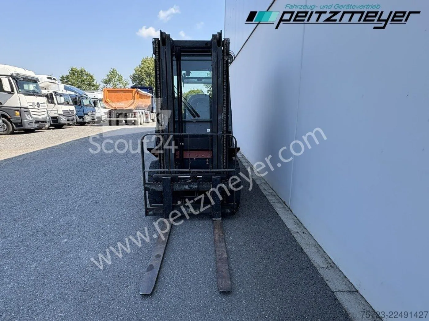 Nissan Gabelstapler 2,5 t. Gas mit Kabine und Heizung - 5