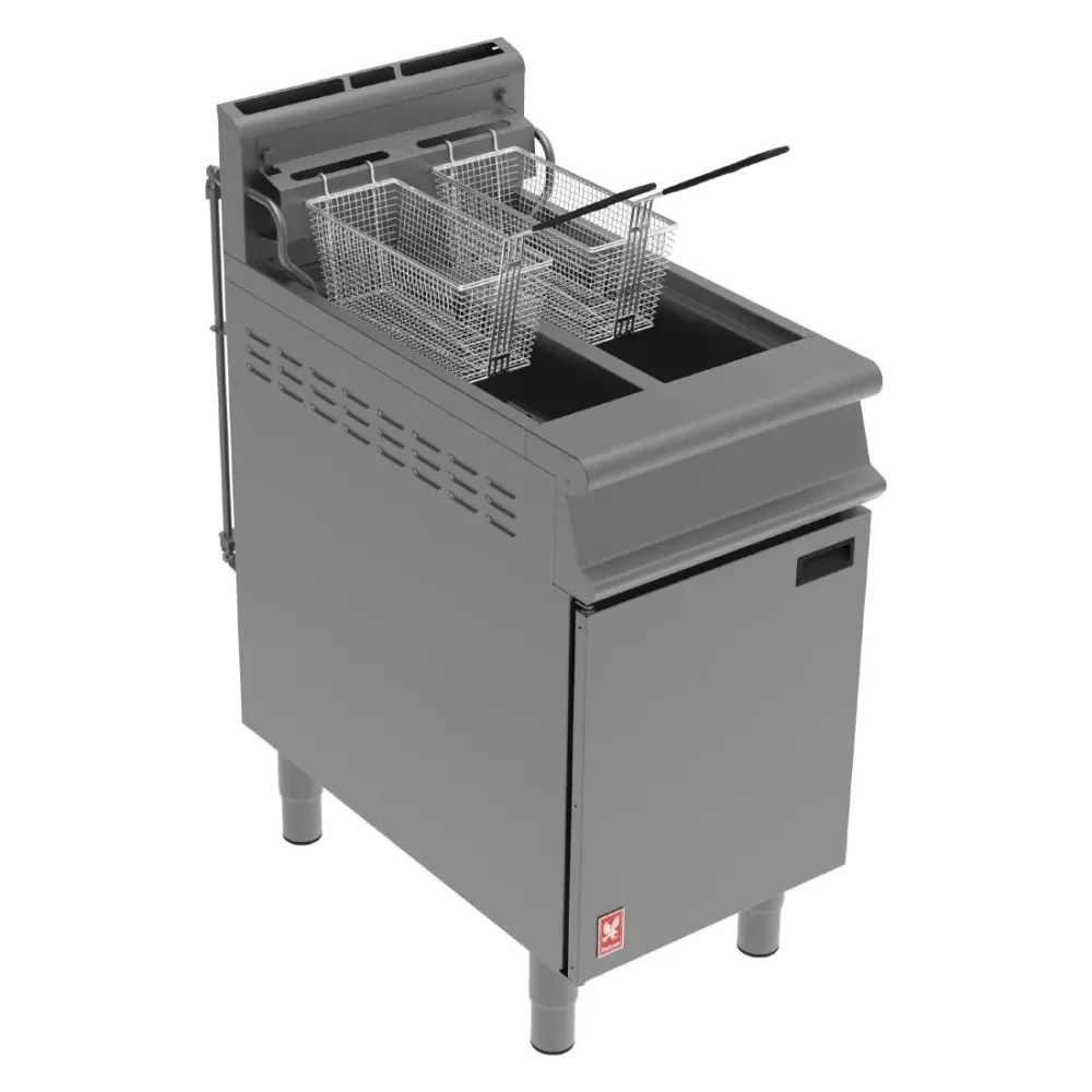 Falcon Free Standing Propane Gas Filtration Fryer With Feet G3845F - islandcatering