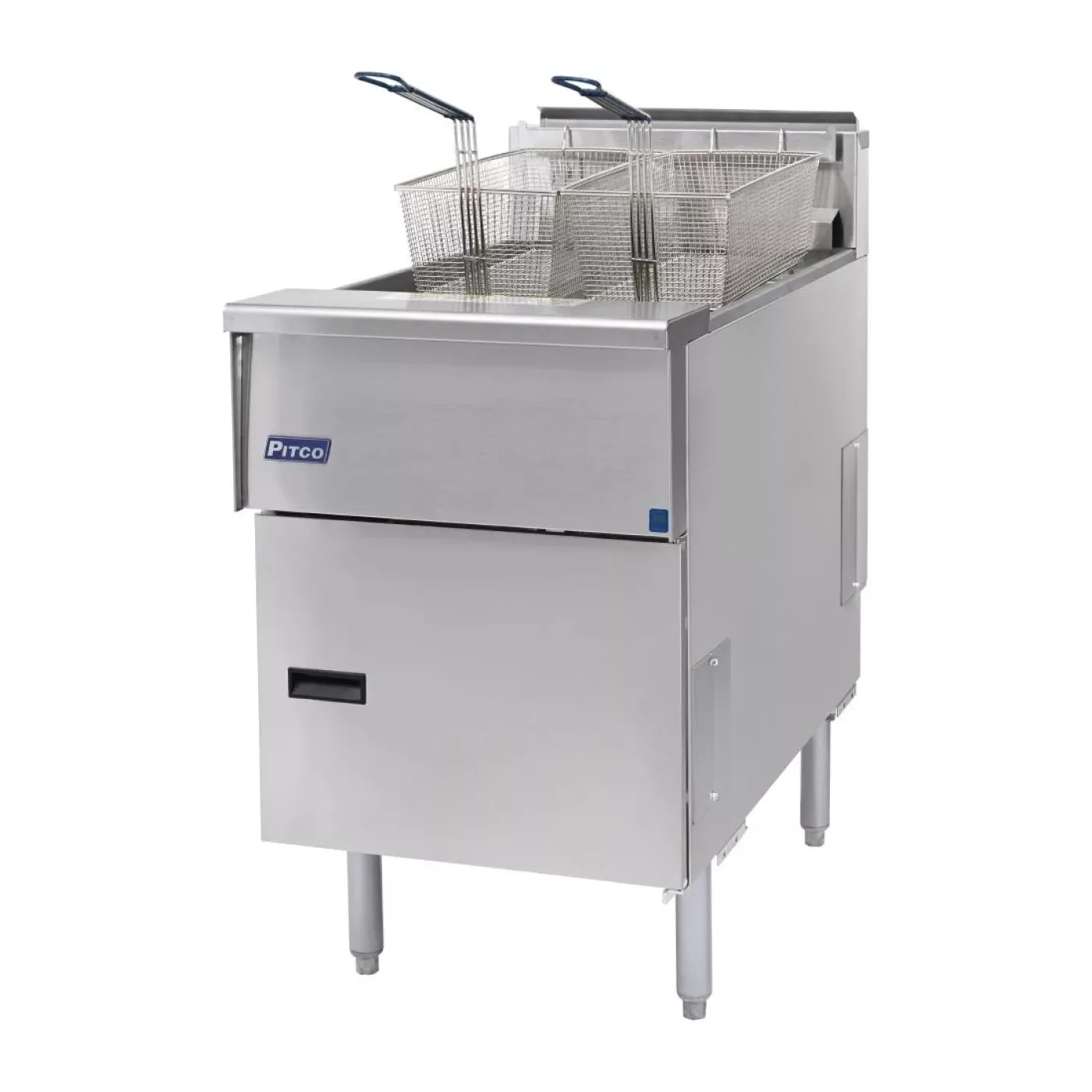 Pitco Single Tank Twin Basket Fryer SE18S-SSTC - islandcatering - 5