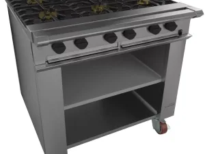 Falcon Chieftain 6 Burner Natural Gas Boiling Table on Castors G1060X - islandcatering