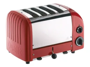 Dualit 2 x 2 Combi Vario 4 Slice Toaster Red 42175 - islandcatering