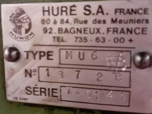 Fresadora universal HURÉ