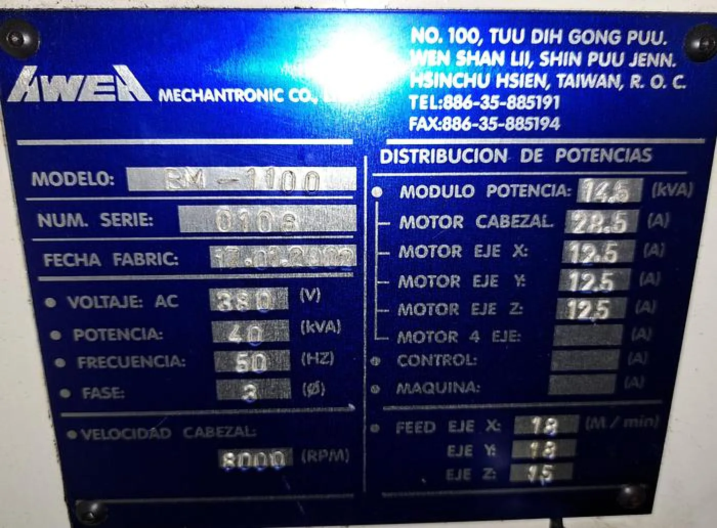 AWEA BM-1100 - 3