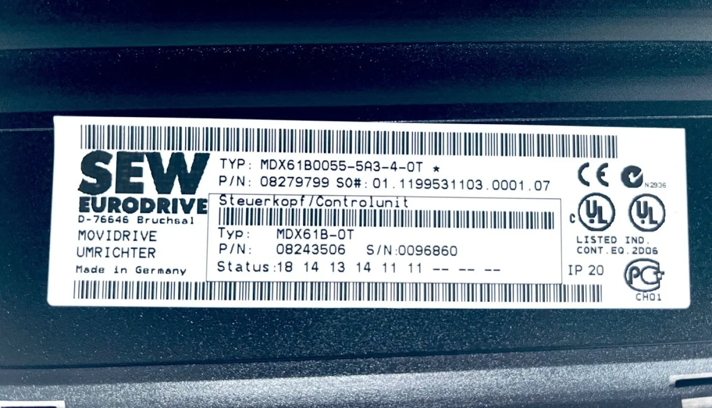 SEW Eurodrive MDX61B0055-5A3-4-0T Movidrive Umrichter - 3