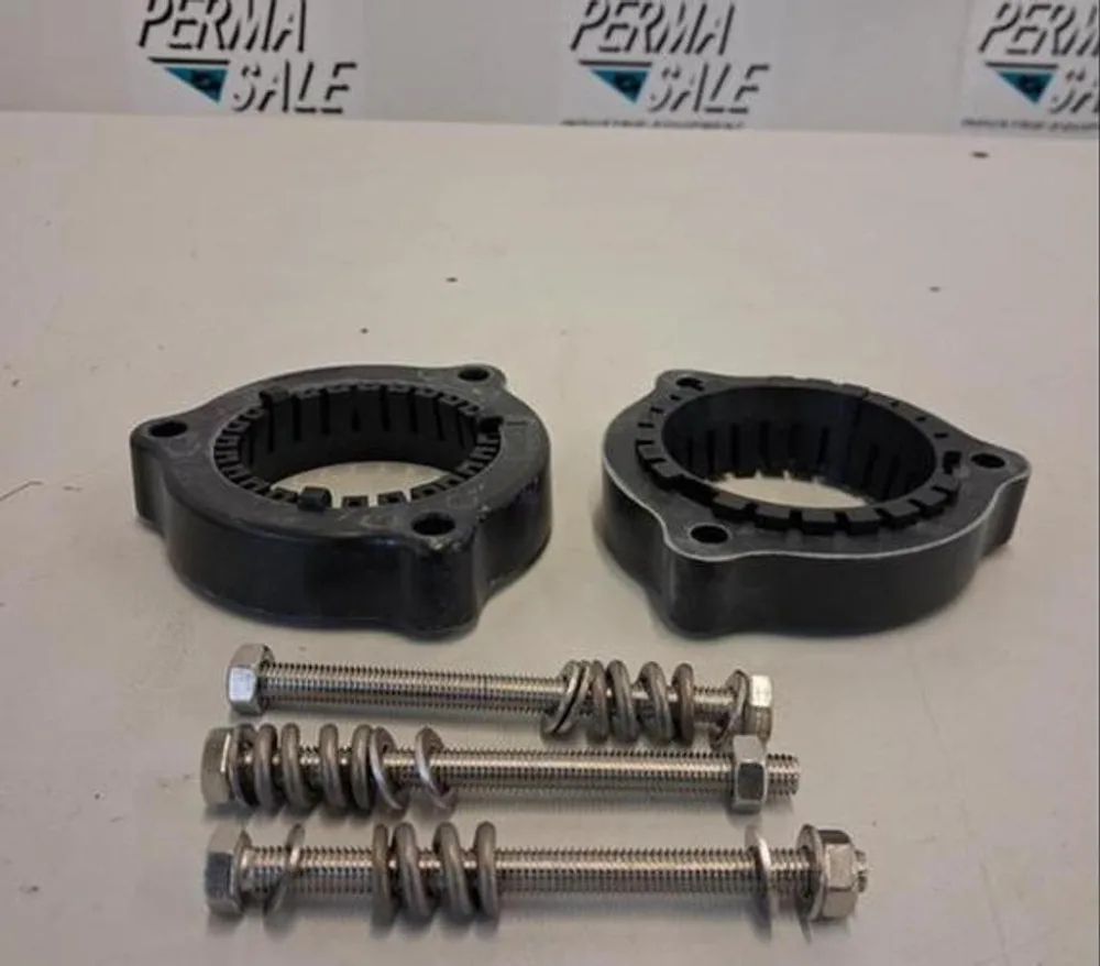 QVF Schellenringsystem Typ PF für Glas-Glas-Verbindungen (DN50)