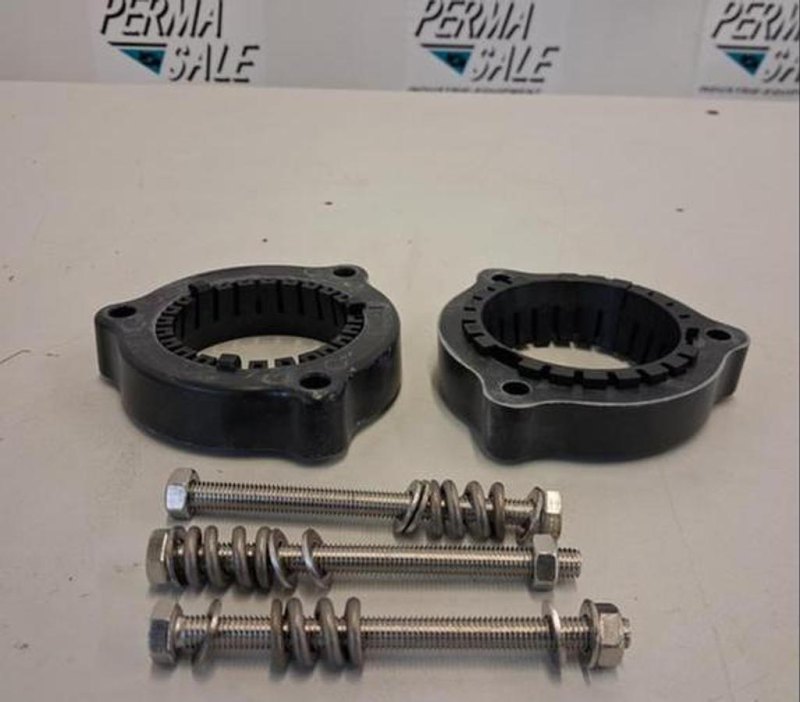 QVF Schellenringsystem Typ PF für Glas-Glas-Verbindungen (DN50)