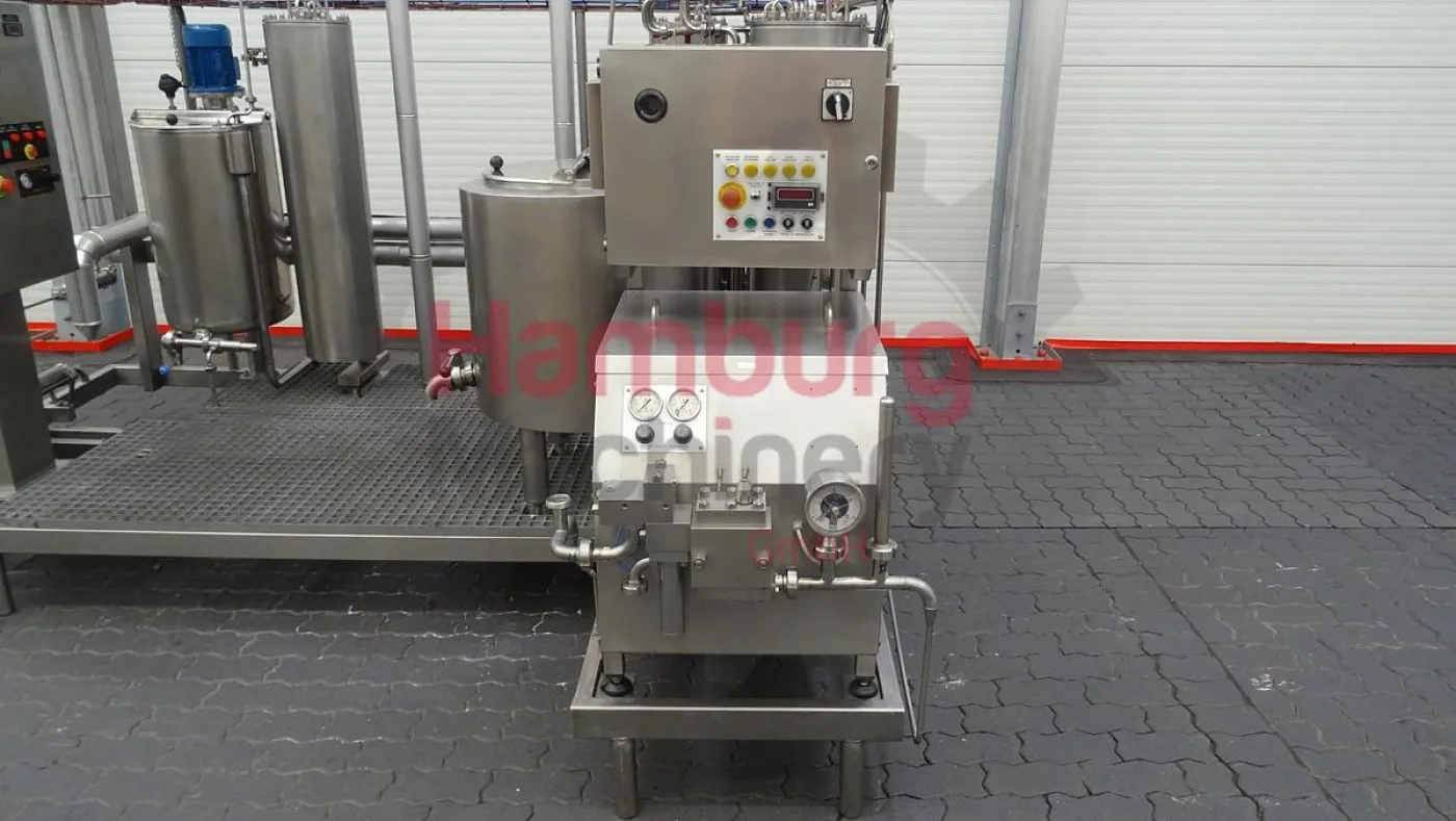 Ice Cream Mix Pilot Pasteurisation Plant with Homogeniser - Talleres Garvía / FBF Iberica - 7