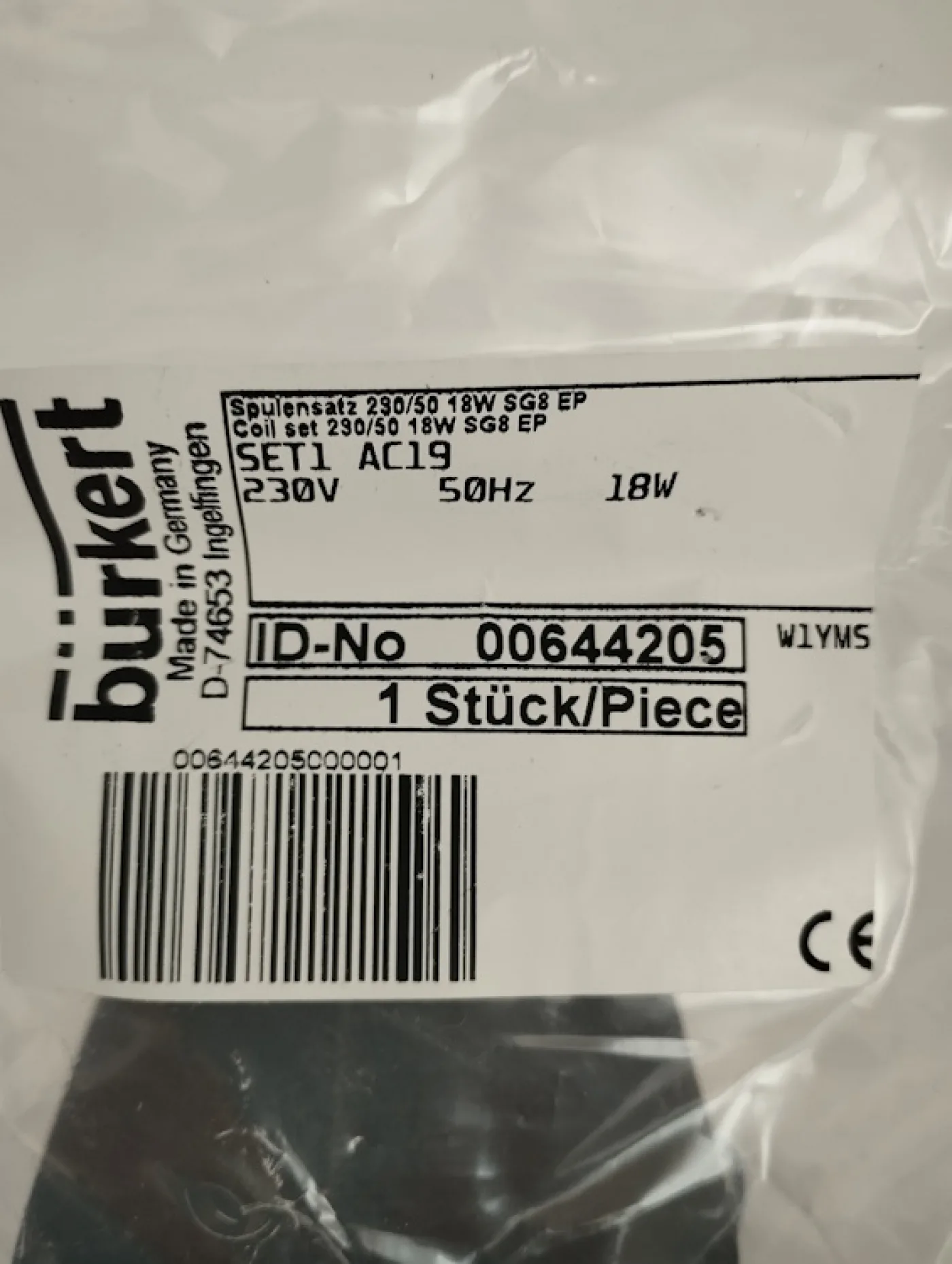 Bürkert Set 1 AC 19 Spulensatz 230/50 Nr. 00644205 - 3