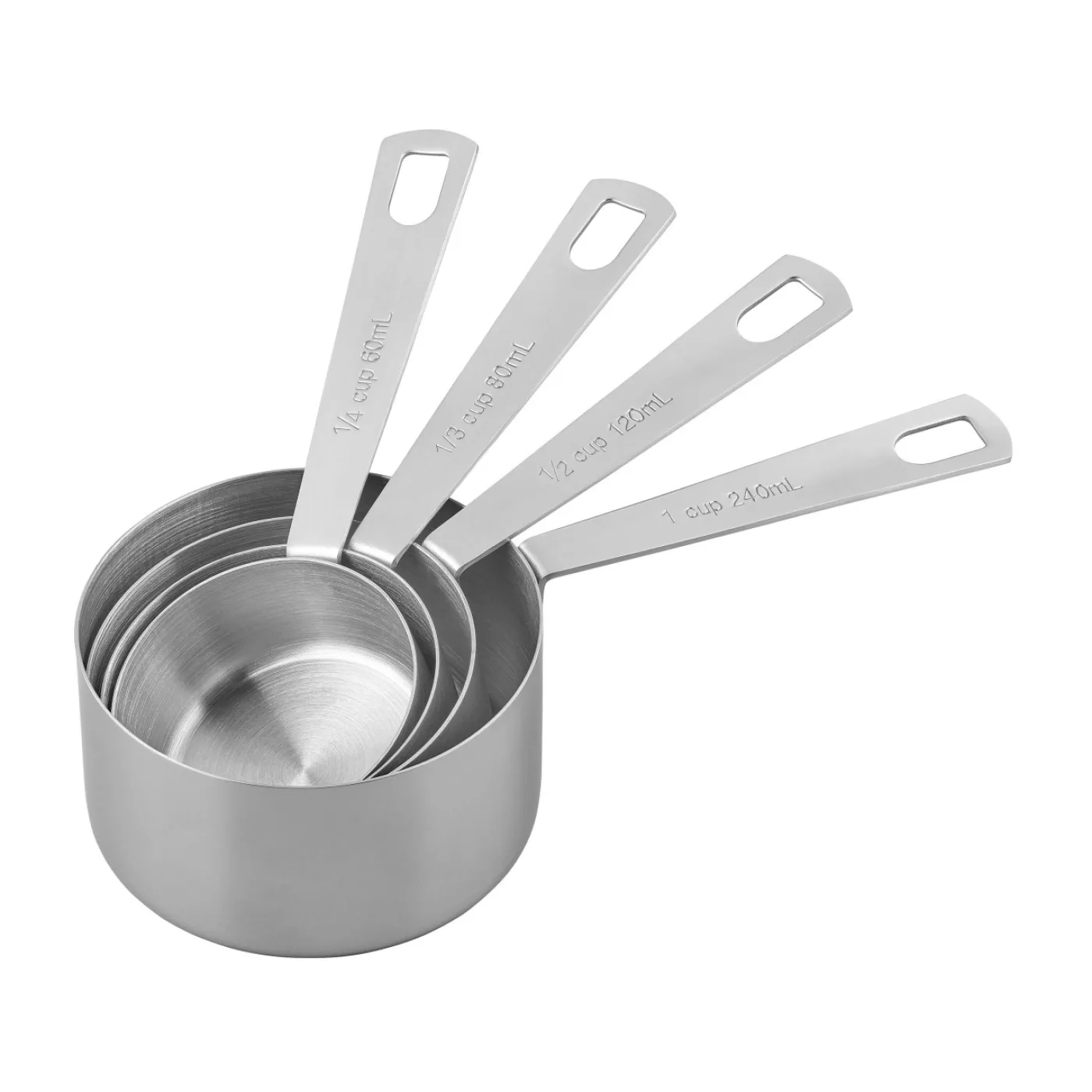 Tala 4 Stainless Steel Measuring Cups (Pack of 6) - islandcatering - 2