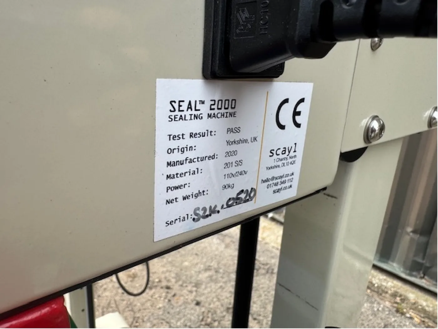 Scayl 2000 Bag Sealer - 3