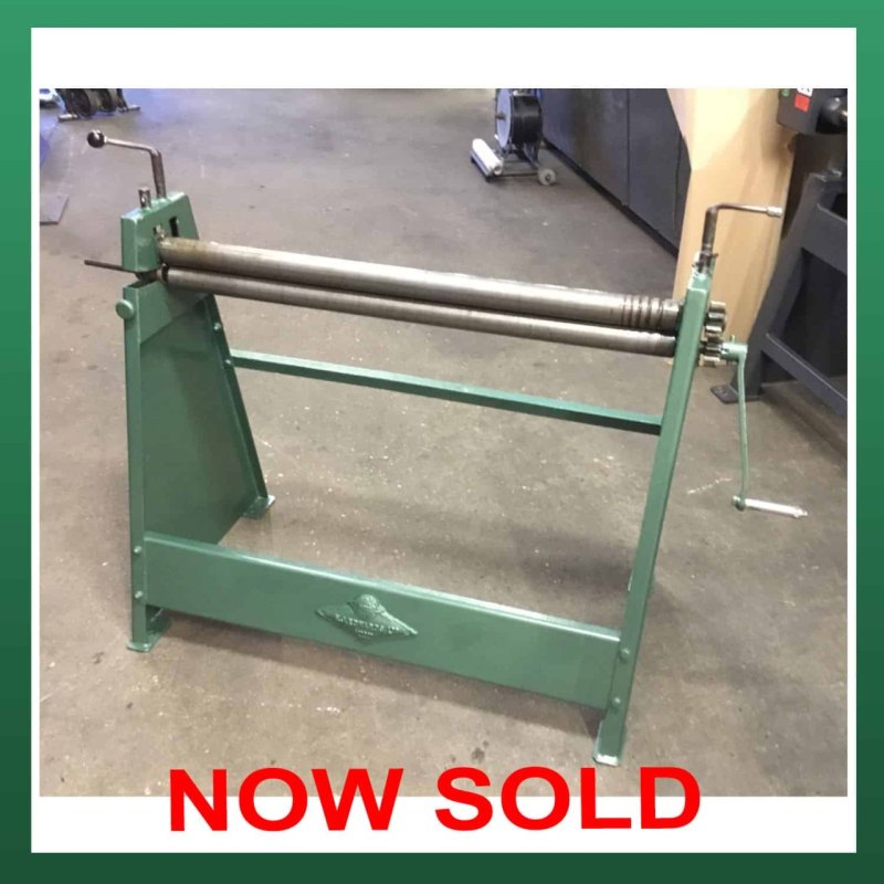 EDWARDS Hand Bending Rolls 37" - WNS - W. Neal Services Ltd