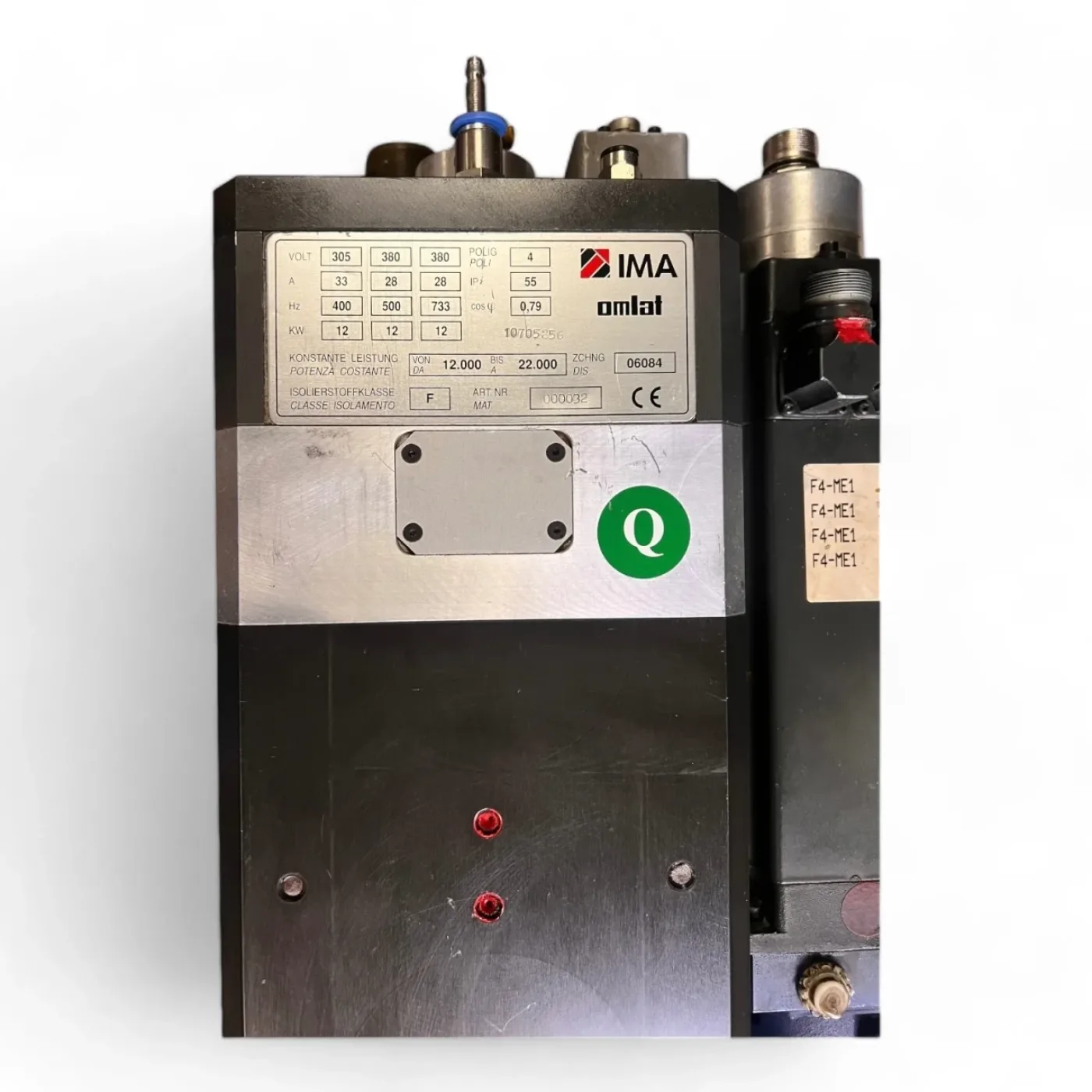 OMLAT IMA Hauptspindel 12 KW Motorspindel Elektrospindel - 7