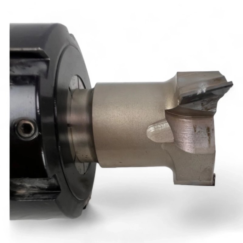 HSK 63 F Spannzangenfutter mit Spannzange und HW Profilfräser Ø 40mm DIA Fräser , Z=3