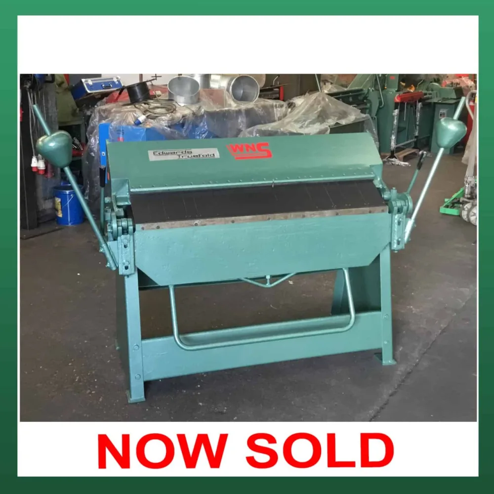 EDWARDS Box and Pan Folder 1270mm - WNS - W. Neal Services Ltd