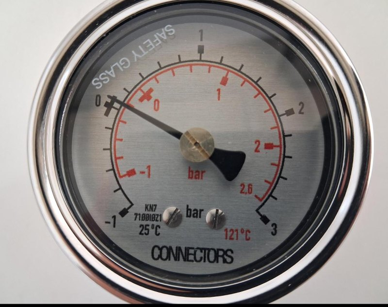 Connectors Membranmanometer -1 bis +3 bar Tri-Clamp 25 mm