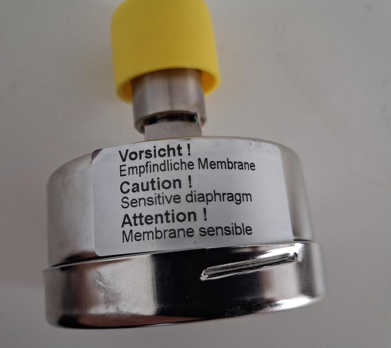 Connectors Membranmanometer -1 bis +3 bar Tri-Clamp 25 mm