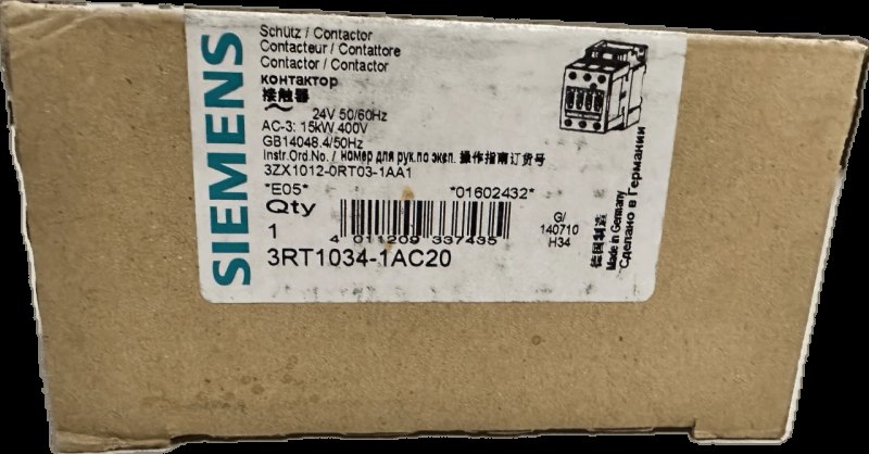 Siemens Leistungsschütz 3RT1034-1AC20