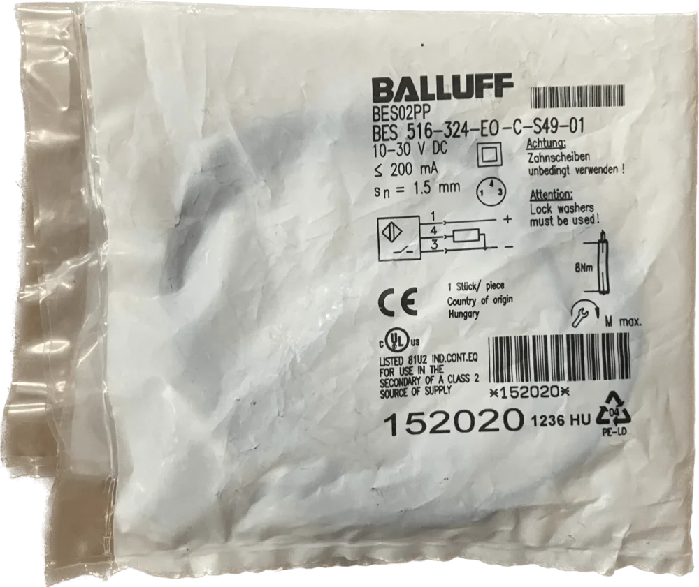 BALLUFF Induktive Standardsensoren mit Vorzugstypen BES02PP