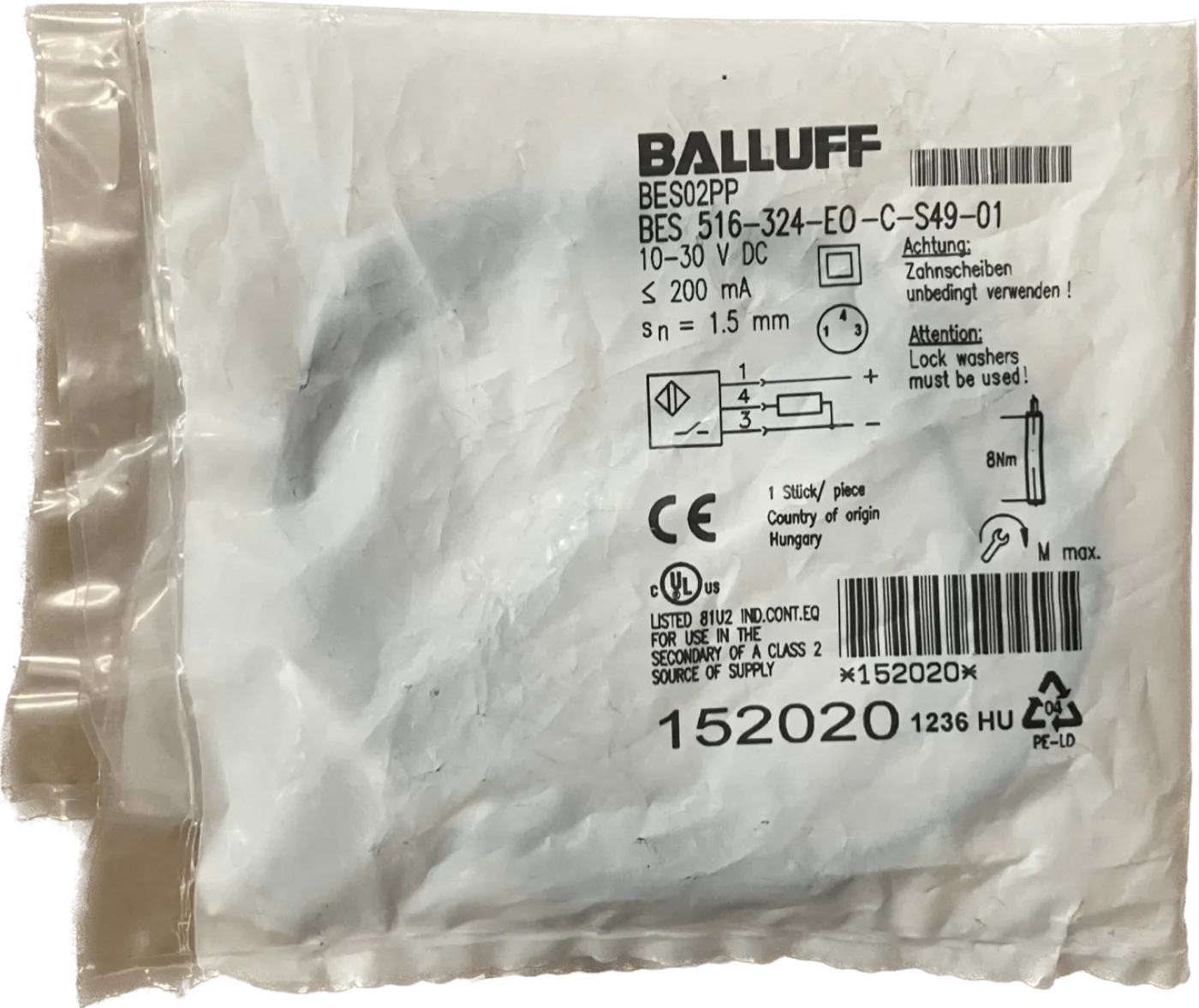 BALLUFF Induktive Standardsensoren mit Vorzugstypen BES02PP - 1