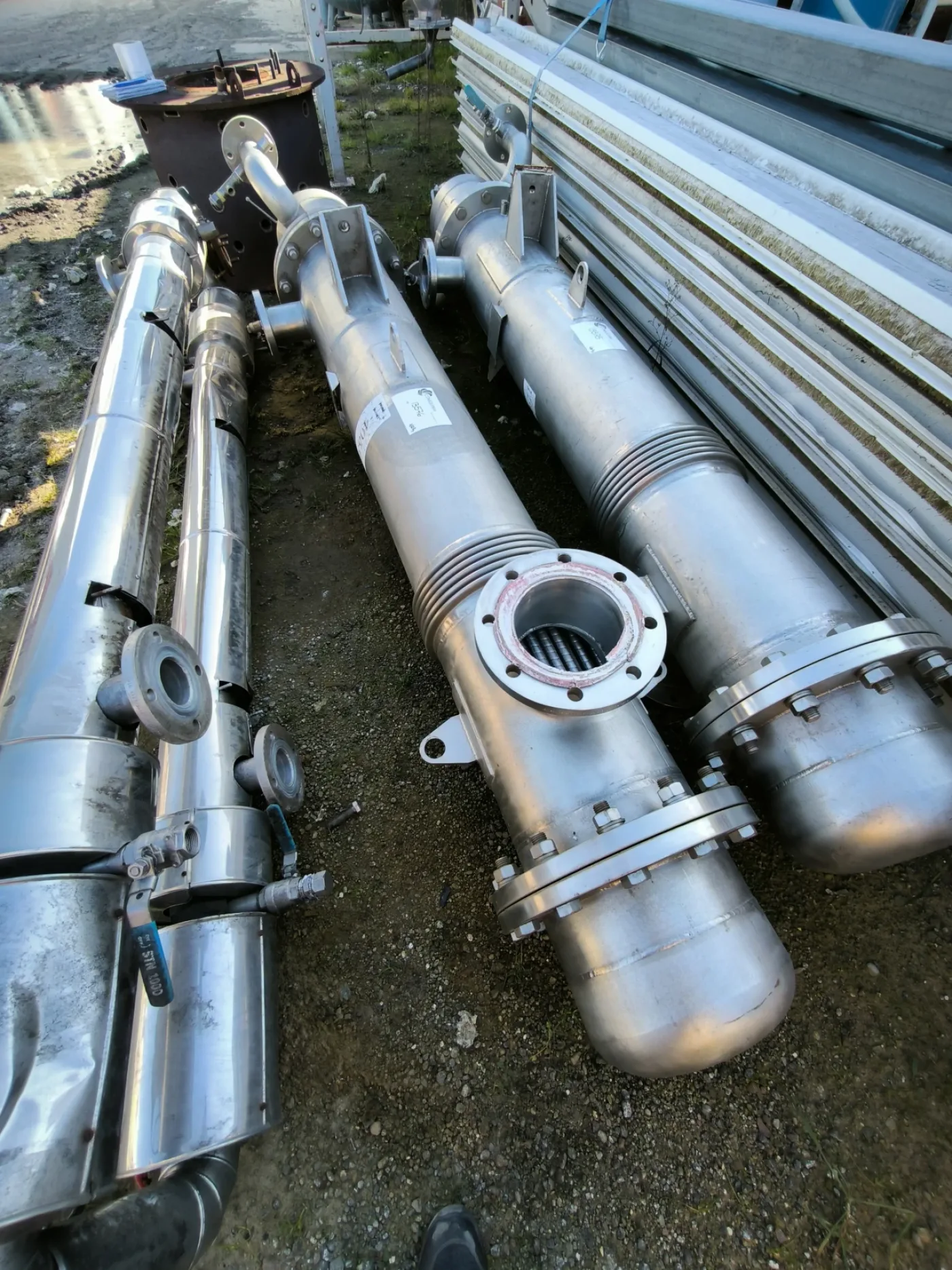 SEDITESA VERTICAL EXCHANGER IN STAINLESS STEEL 316 16 m2 - 1
