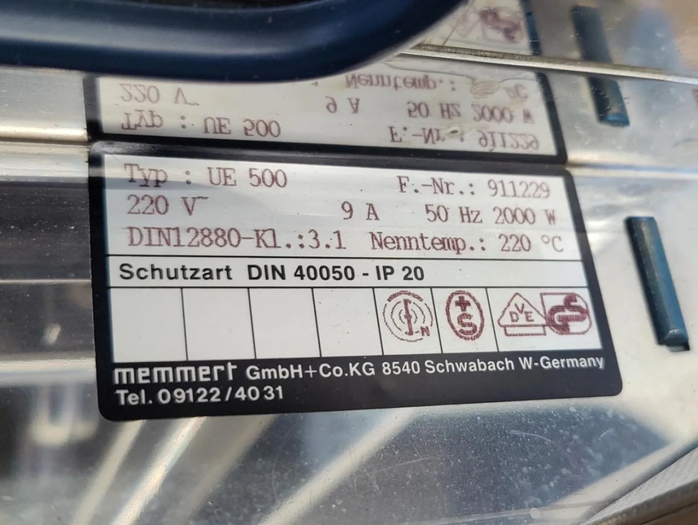Memmert UE-500 - Drying oven - 6