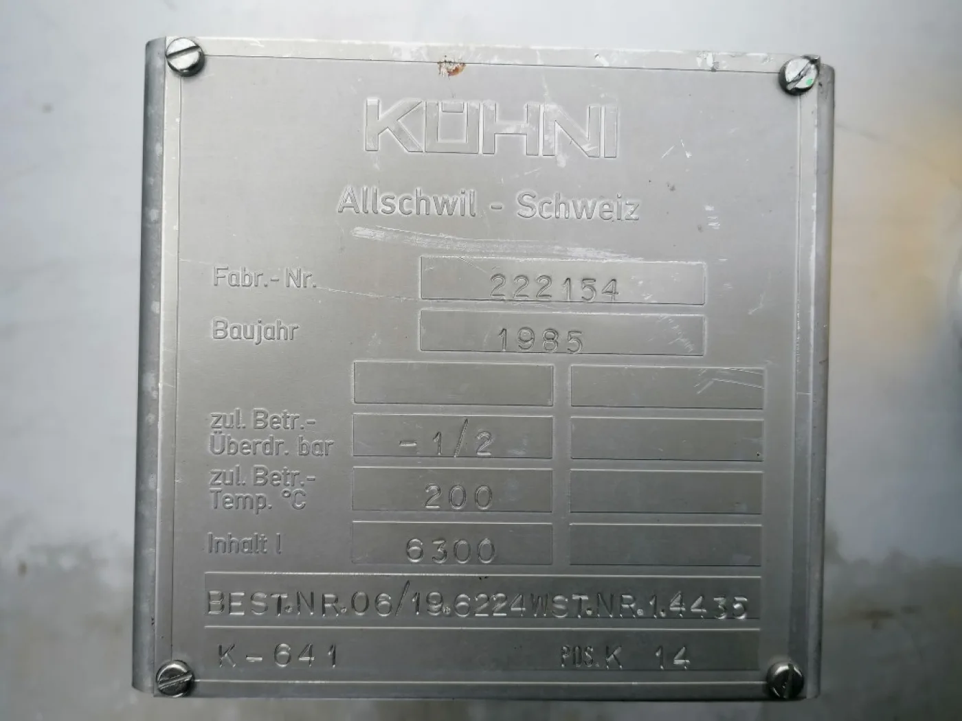 Kuehni Column DN800 - Distillation - 8
